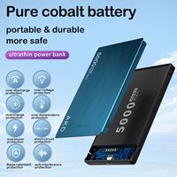 Power Bank Ultra Tipis 5000mAh Pengisian Cepat 20W Nirkabel Magnetik Personalisasi Laris Manis