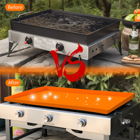 Tapis de plaque chauffante en silicone de qualité alimentaire, accessoires de barbecue toutes saisons, protecteur de gril de protection