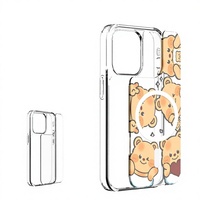 Coque transparente magnétique antichoc 2-en-1 avec plaque arrière amovible, protection intégrale personnalisable pour iPhone 17 Pro Max Air