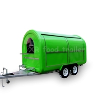 Nouveau design 12 pieds camion de nourriture mobile entièrement équipé ou remorque avec éviers et lumières 3.5 m