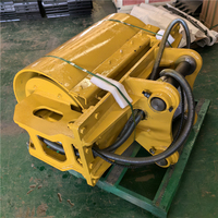 Compacteur à tambour hydraulique monté sur excavatrice pour le compactage des sols et des fondations routières