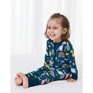 Pijama de Bambú para Bebé con Cierre, Manga Larga, Viscosa de Bambú, Unisex, Transpirable, Mono Tejido - Product Image 4