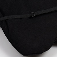 BlackDoggy fourrure cou chien vêtements manteau d'hiver veste pour animaux de compagnie garder au chaud pour la journée froide