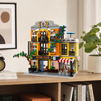 Série de jouets de construction Music Club Building Blocks Street View pour les marchés de cadeaux en gros, les modèles d'exposition d'hôtels urbains et les acheteurs du monde entier