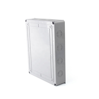 Boîtier de distribution électrique industriel en plastique WNZJ 24 voies pour extérieur, avec disjoncteur différentiel (RCCB) et protection IP65, 125A 230/380V