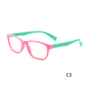 Nouveautés 2020, lunettes pour garçons et filles, lunettes souples en silicone pour enfants, lunettes carrées anti-lumière bleue, monture de lunettes pour enfants - Product Image 6