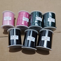 Cordon en nylon tressé à la main de 1 mm, 1,5 mm, 1,8 mm, 2 mm, durable et résistant, pour bracelets, colliers de perles, porte-clés et fabrication de nœuds chinois