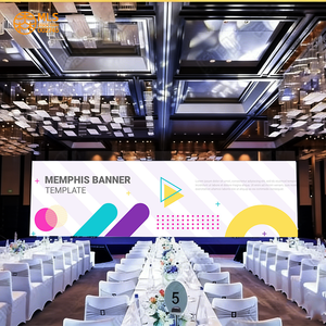 Schermo LED per Noleggio Indoor Personalizzabile P2.5 Opzioni Curvo e Piatto Video Wall per Sfondi di Hotel di Lusso e Palchi per Banchetti - Product Image 2