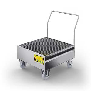 OEM personalizzabile 1-tamburo chiuso carrello forte quattro ruote MDF compensato per l'officina di stoccaggio all'aperto strumenti in metallo vassoio di raccolta - Product Image 1