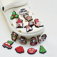 Noël Chaussure Charmes Décoration Père Noël Pins Accessoires pour Enfants Garçon Fille Adulte Anniversaire Noël Faveur Cadeaux
