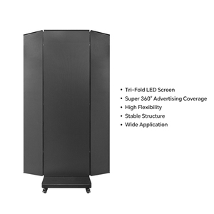 Передвижной полноцветный светодиодный рекламный экран для помещений P1.86 P2 P2.5 IP65, литой алюминиевый корпус, высокая яркость, цифровая <span class=keywords><strong>LED</strong></span>-реклама - Product Image 2