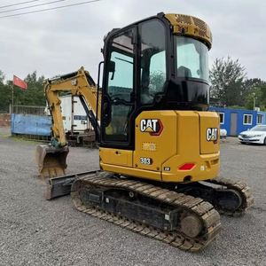 Excavadora Mini Cat 303CR Original de Caterpillar, Maquinaria de Construcción Hidráulica Compacta de 3 Toneladas con Tractor de Alta Eficiencia - Product Image 1