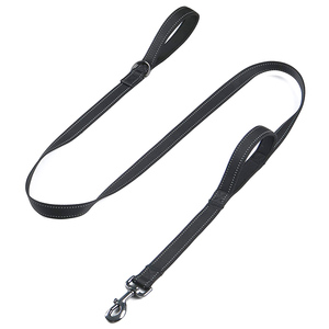 Correas reflectantes de doble cara de alta resistencia, correa de perro con doble asa de 6 pies para perros grandes y medianos, seguridad nocturna - Product Image 6