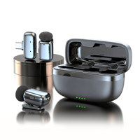Nouveau microphone cravate sans fil professionnel Type-C MINI MIC S avec garantie d'un an pour smartphone, streaming en direct et enregistrement