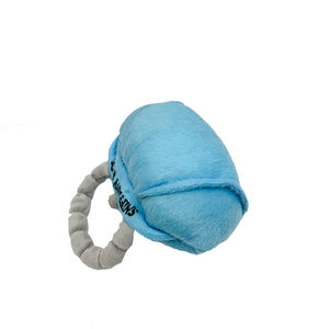 Özel yıkanabilir mavi inci çanta evcil hayvan için peluş oyuncaklar küçük orta köpek hediyeler dolması ker ker eğlenceli köpek çiğneme Bite aksesuar - Product Image 3