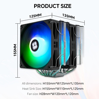 Paling Populer Thermalright Peerless Assassin 120 SE ARGB V2 CPU Air Cooler Fan Dual Tower Radiator