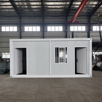 Maison conteneur préfabriquée en kit, planaire, à un étage, avec suite 3 chambres, pour usage abri, hôtel ou villa