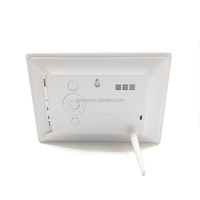 Cadre photo numérique avec écran IPS de 7 pouces, résolution 1024*600, option batterie, grand angle de vision, écran LCD 4 Go, lecture vidéo, cadre photo