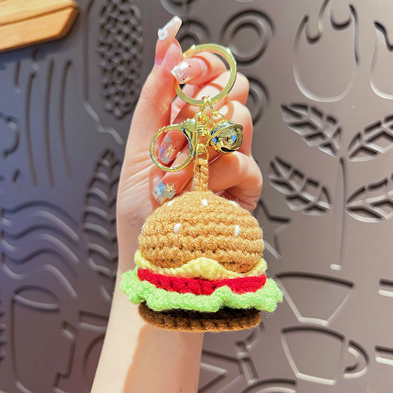 Plush McDonald's keychain - Hamburger