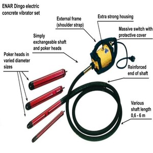 Vibrateur à béton haute fréquence, vibrateur électrique à béton, type Enar <span class=keywords><strong>Dingo</strong></span> - Product Image 2