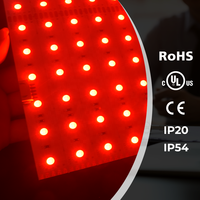 Feuille LED Flexible Ultra-Fine DC24V 288 LEDS 490x245mm SMD5050 RGBW 4-en-1 Découpable pour Rétroéclairage Marbre et Aménagement Paysager