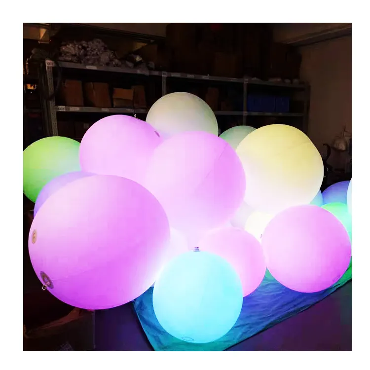 Hot Sale High Quality Playground Glow Large Lights Inflatable Ball Pvc