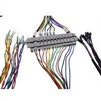 Bloc de jonction multi-cœurs sur rail DIN, longueur personnalisée 400MM 450MM 500MM, faisceau de câblage en cuivre, connecteur enfichable, assemblage de câbles