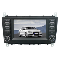 Autoradio Android Double Din Carplay 4G Stéréo de Voiture Navigation Lecteur Audio pour Mercedes Benz Classe C/CLC/CLK W203 W209