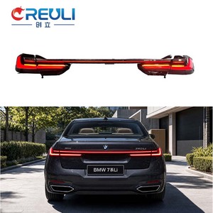 Luci Posteriori LED a Larghezza Completa CREULI, Sequenziali, Fumé, con Freno e Indicatore di Direzione, Plug & Play per BMW Serie 7 G11 G12 16-21 - Product Image 1