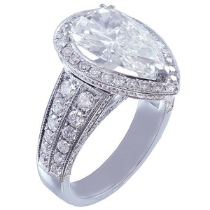 Anello Elegante da Donna con Accento a Goccia, Gioiello Regolabile in Lega, Stile Moderno e Minimalista - Product Image 2