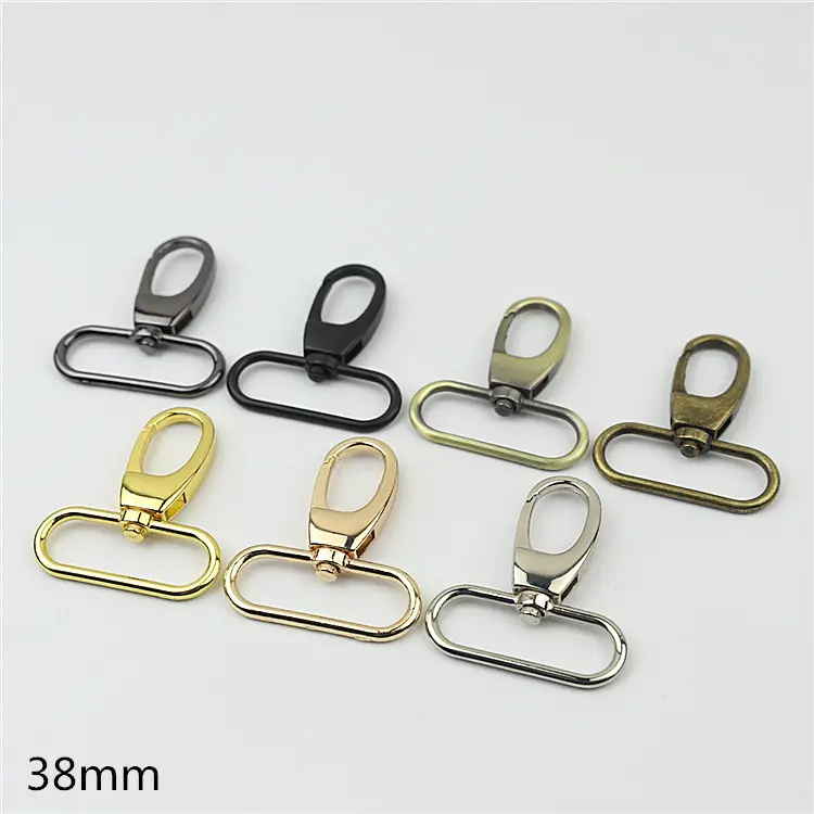 Groothandel Lage Prijs Haak Carabiner Spring Snap,Swivel Bolt Messing Swivel Snap Hook, metalen Swivel Spring Trigger Snap Haken Voor Bag