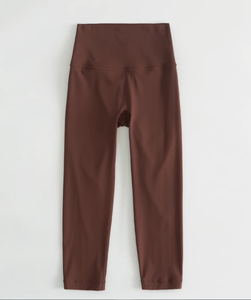 Customizable High Stretch Women High Waist Capri Yoga Leggings Multiple Colors Quick Dry <b>Supportive</b> <b>Pants</b> for Yoga Workout - Product Image 2