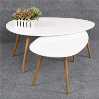 गर्म बिक्री आधुनिक डिजाइन MDF फ्लाई कॉफी टेबल MDF घोंसला सोफे साइड टेबल के लिए घोंसले के शिकार मेज कमरे में रहने वाले
