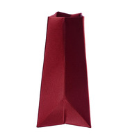 CSMD Chinesische Hersteller kleine Bestellmengen versand bereit Großhandel Schmuck verpackungen können Logo Kosmetik rote Geschenkt üte hinzufügen