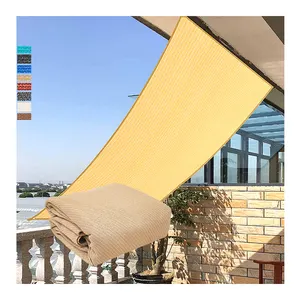 Garden Outdoor UV Block shade sail privacy screens beige carport terrace shade cloth