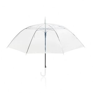 Parapluie pliant manuel classique avec poignée en acier inoxydable et tissu POE - Parapluie droit 8 baleines, diamètre ouvert 58,5 cm - Product Image 2