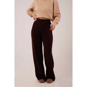 Pantalones Anchos de Mujer, Pantalones Deportivos de Punto de Cintura Alta con Cintura Acanalada, Transpirables y Marrones, al por Mayor - Product Image 5