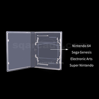 Boîte de protection universelle transparente en plastique pour cartouches de jeux N64