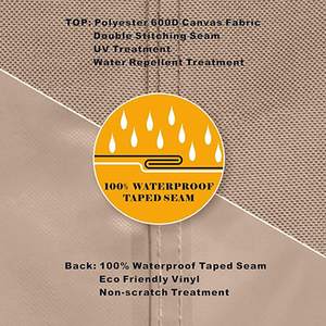 Couverture de <span class=keywords><strong>table</strong></span> de <span class=keywords><strong>protection</strong></span> de meubles en matériau Oxford pour l'extérieur, pare-soleil, couverture imperméable pour meubles de <span class=keywords><strong>jardin</strong></span> - Product Image 4