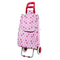 Sac de courses pliable pour supermarché avec roulettes, chariot de courses pliable léger pour légumes