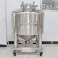Réservoir de stockage de liquides en acier inoxydable personnalisé en usine avec joint étanche motorisé pour le stockage d'hydrogène et d'eau chaude