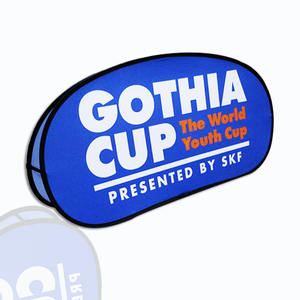 Letrero Publicitario Ovalado para Deportes al Aire Libre, Banner Desplegable <span class=keywords><strong>de</strong></span> 1x2m, Banners con Marco Desplegable - Product Image 4