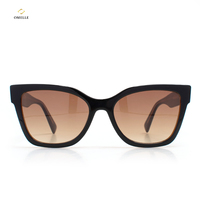 Lunettes de soleil pour femmes de haute qualité et confortables en gros - Marque Omelle, monture en acétate pleine monture, verres TAC UV400, style de luxe