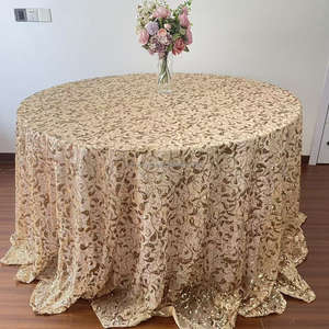 Decorazioni di nozze tovaglie rotonde <span class=keywords><strong>verde</strong></span> smeraldo tovaglie <span class=keywords><strong>verde</strong></span> smeraldo paillettes tovaglie rotonde <span class=keywords><strong>verde</strong></span> scuro - Product Image 4