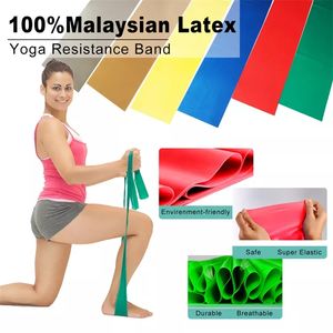 Logo personalizzato Latex Stretch Flat Elastic Bands Theraband Roll Yoga <span class=keywords><strong>Pilates</strong></span> gomma Stretch Resistance - Product Image 6