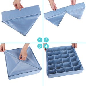 Boîte de rangement pour chaussettes, sous-vêtements, soutien-gorge, cravates, organisateur de vêtements pour armoire, séparateur de placard - Product Image 5