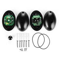 Sensor de Puerta de Haz Único con Fotocélula YET607, Fotocélula Infrarroja AC/DC 12V-24V, Detector de Fotocélula para Exteriores