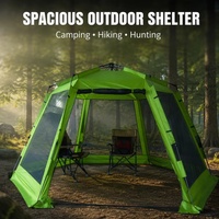 Nouvelle Tente Dôme d'Air Extérieure Verte et Durable - Conception Spacieuse et Portable pour le Camping, la Randonnée et la Chasse