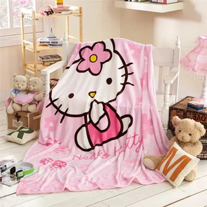 Fleece Travel Throw Korean Bedsheet <strong>Blankets</strong> Pattern New Custom Cartoon Design Printed Sublimation Polyester Woven Animal - Product Image 2
