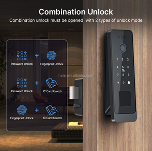 Cerraduras de huellas dactilares inteligentes para panel de vidrio de nuevo diseño, <span class=keywords><strong>casillero</strong></span> inteligente para puerta de hotel, Cerradura Inteligente Con Wifi - Product Image 4